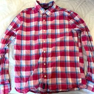 Bright and Colorful Button up Flannel